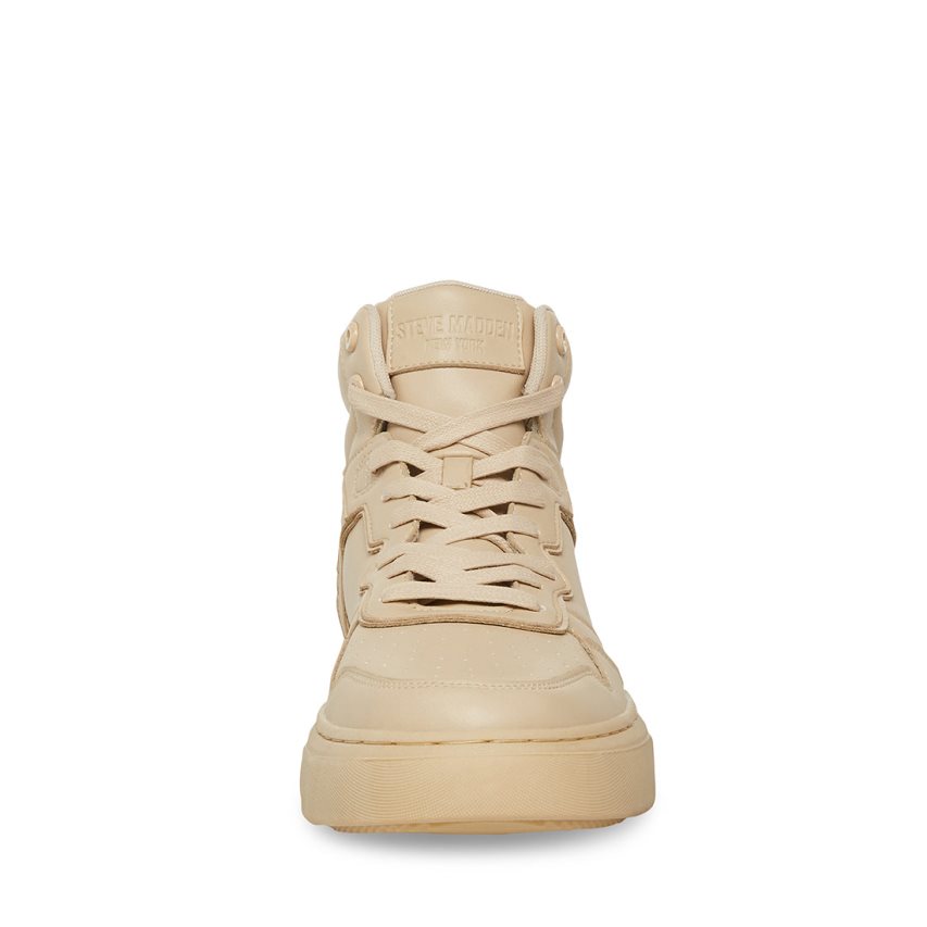 Zapatillas Steve Madden Jordee Cuero Hombre Beige | ES VO6E10